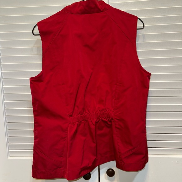 Lafayette 148 New York Women Red Vest M - Picture 3 of 5